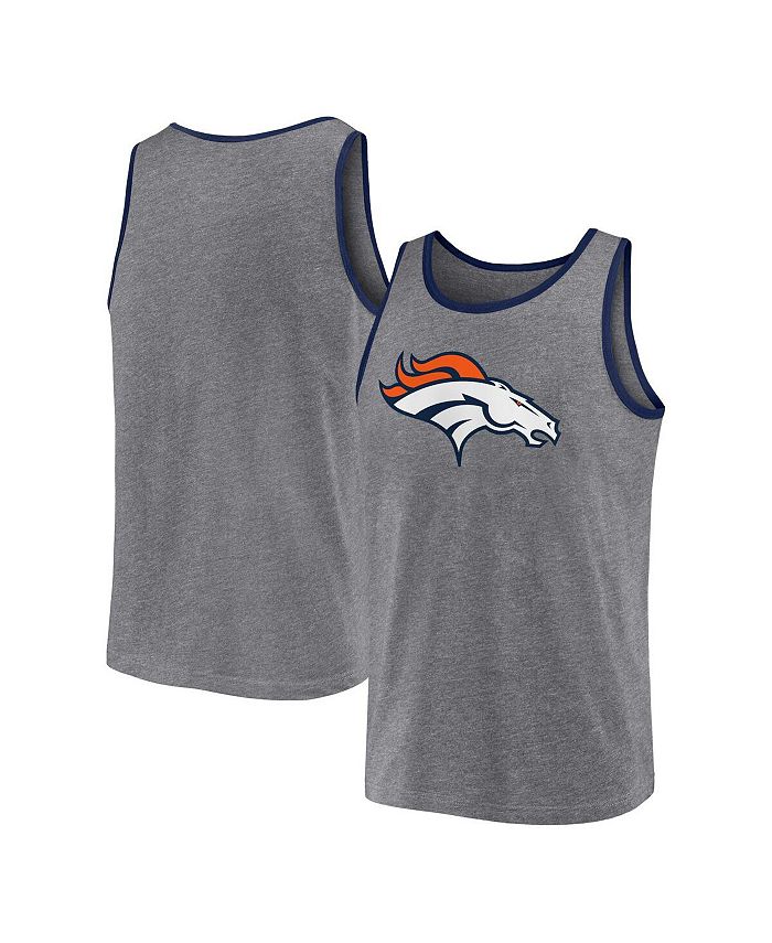 Fanatics Men's Branded Heather Gray Denver Broncos Primary Tank