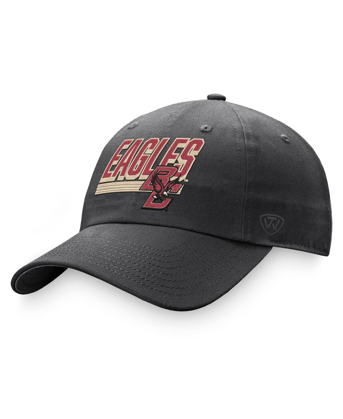 Men's Top of the World Charcoal Boston College Eagles Slice Adjustable Hat - Charcoal