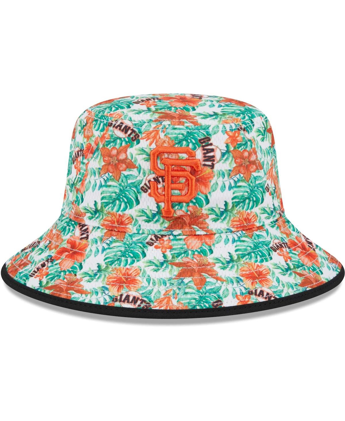 New Era San Francisco Giants Tropic Floral Bucket Hat In Black