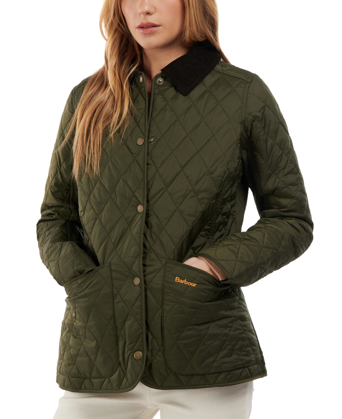 Barbour quilted coat womens on sale