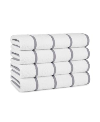 Las Rayas Cotton Beach Towels, 4-Pack, 30" x 60"