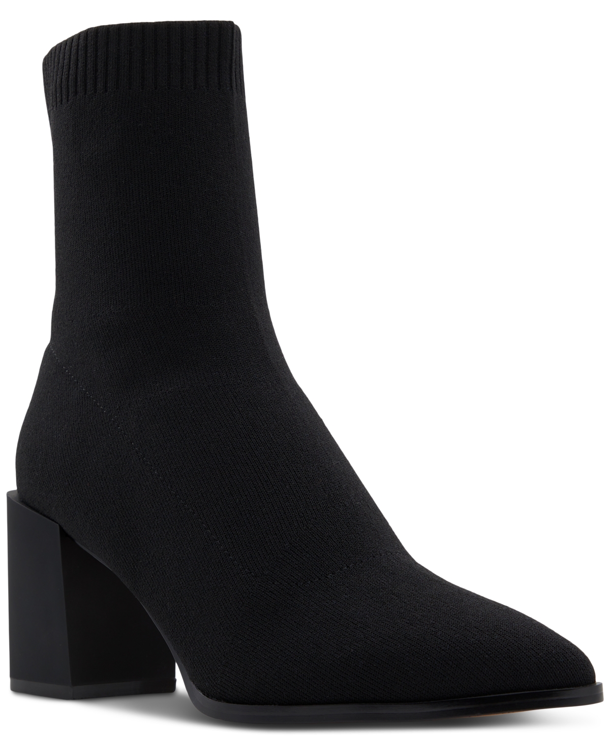 Shop Aldo Women's Stassy Pointed-toe Dress Booties In Black