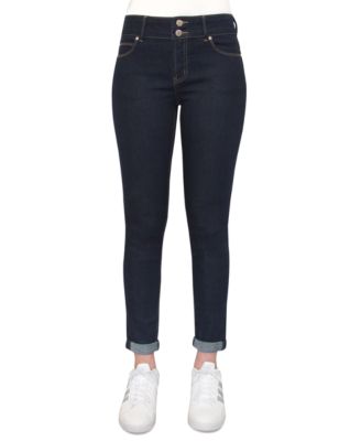 Almost Famous - Juniors' Mid-Rise Rolled-Cuff Skinny Jeans