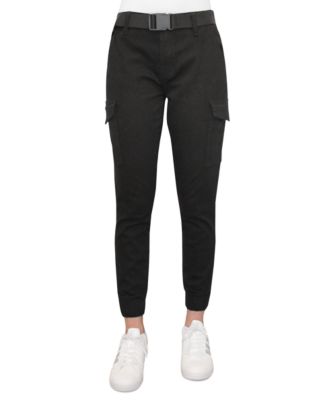 Almost Famous - Juniors' High-Rise Belted Cargo Pants
