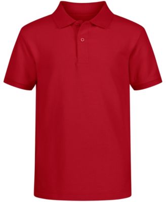 Little Boys Uniform Stretch Double Piqu&eacute; Polo