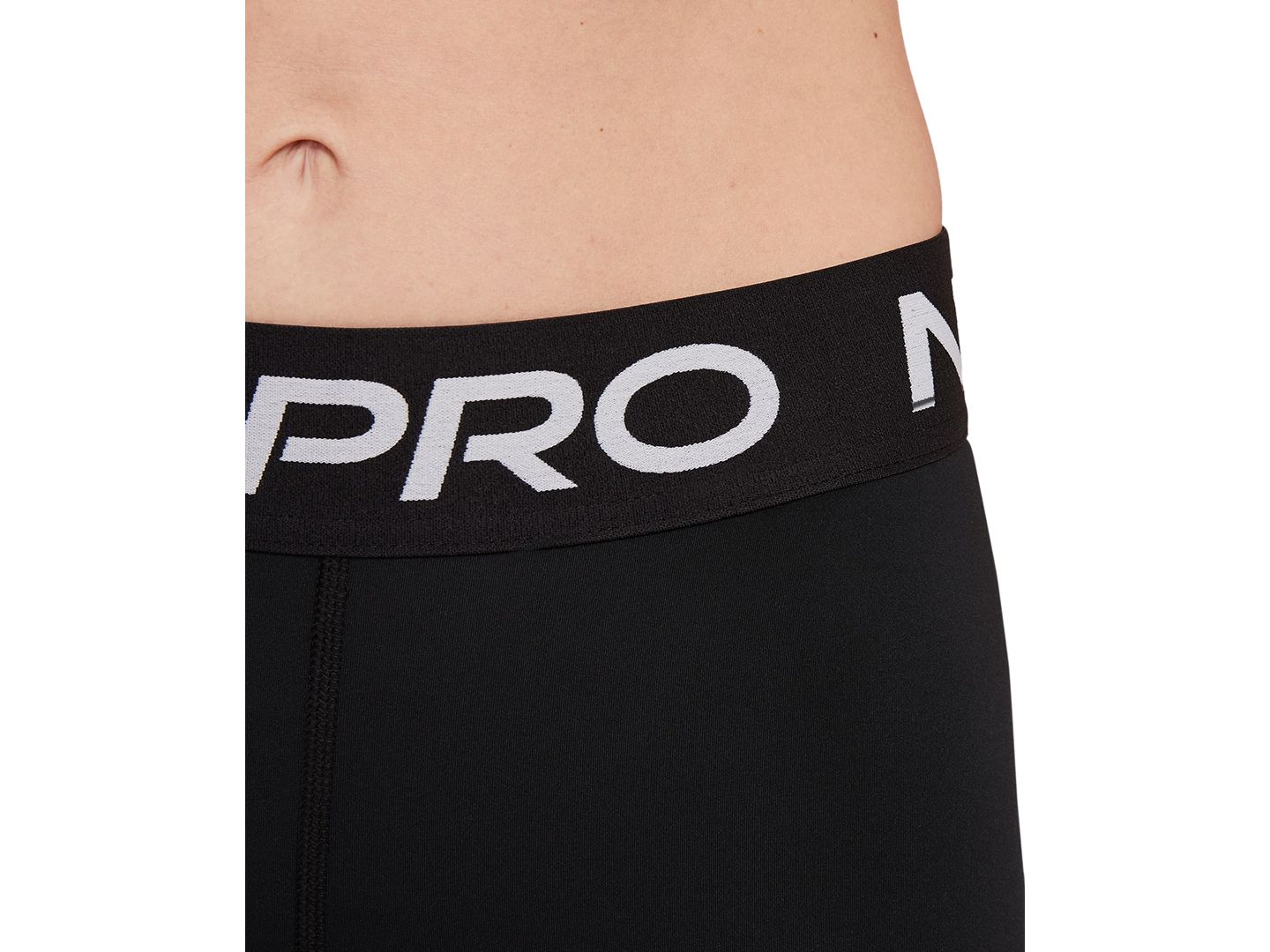 Женские шорты Nike Pro 365 5" Shorts, цвет: Чёрный / Белый — фото 3