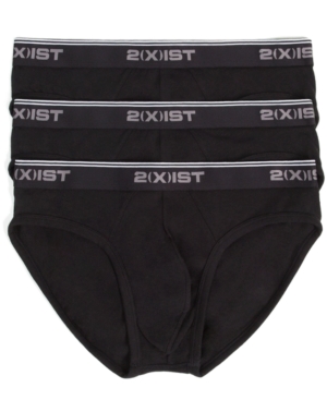 image of 2(x)ist Cotton Stretch No Show Brief 3 Pack
