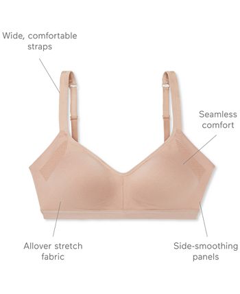 Easy Does It Warner's Wire-Free No Bulge Lightly Padded Bra RM3911A
