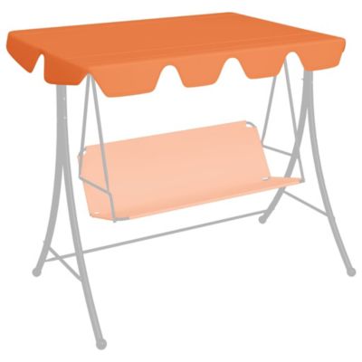 Replacement Canopy for Garden Swing Orange 59.1"/51.2"x41.3"/27.6"