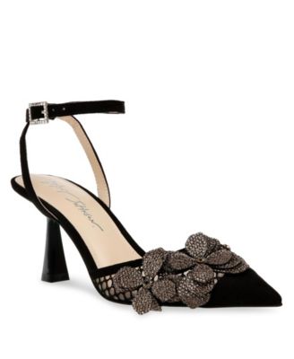 Women s Sofya Rhinestone Flower Evening Pumps