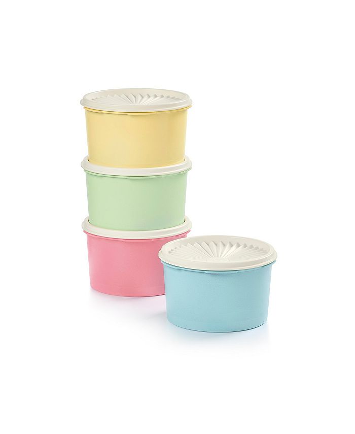 Tupperware Heritage 3.8 Cup Canister Set of 8 - Macy's