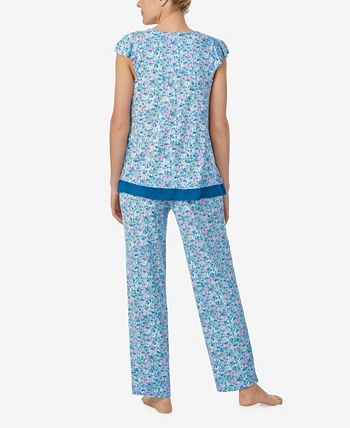 Ellen Tracy Women's Short Sleeve 2 Piece Pajama Set - Macy's