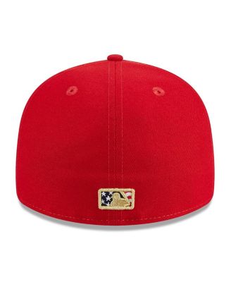 Men's Red Pittsburgh Pirates 2023 Fourth of July Low Profile 59FIFTY Fitted Hat