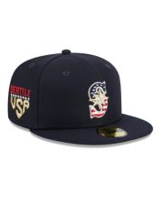 New Era Men's Fourth of July '22 Chicago Cubs 59FIFTY Low Profile Fitted Hat - Navy - Each