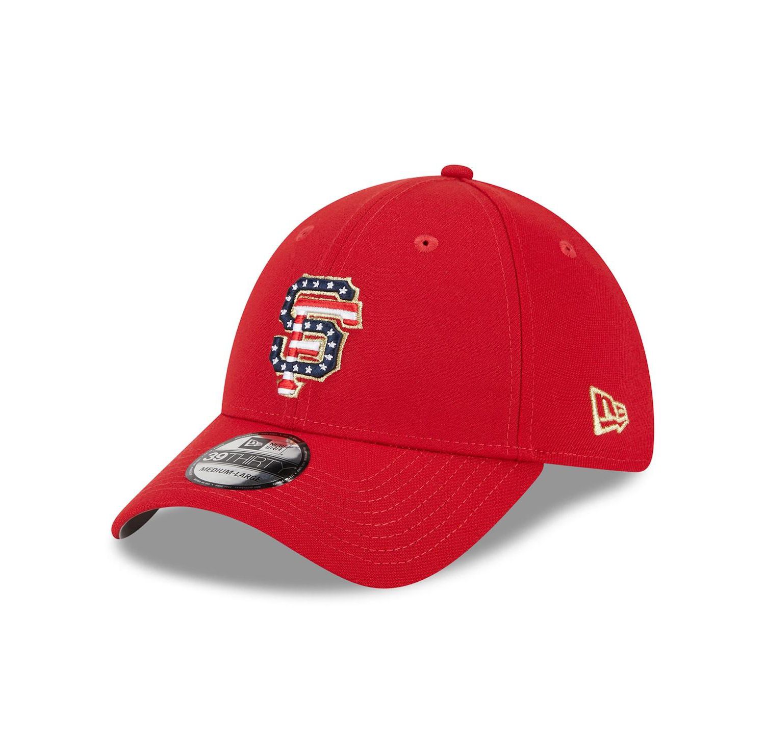 Men's Red San Francisco Giants 2023 Fourth of July 39THIRTY Flex Fit Hat