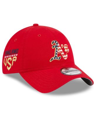 Women's Red Oakland Athletics 2023 Fourth of July 9TWENTY Adjustable Hat