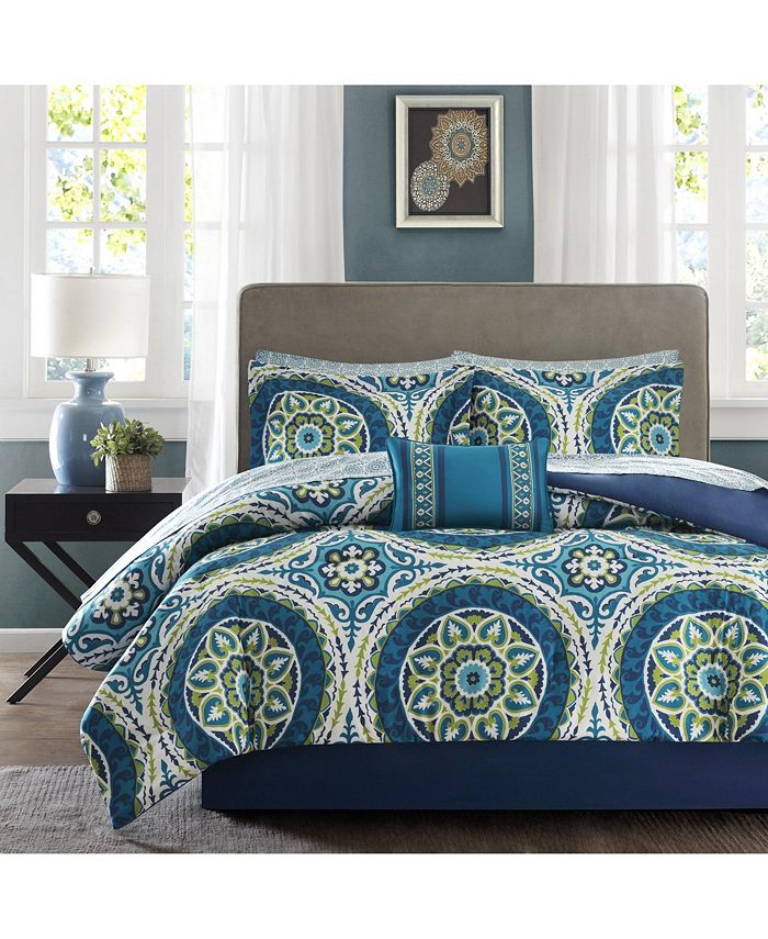 Gracie Mills Shaffer Globally Inspired 9Piece Comforter Set with