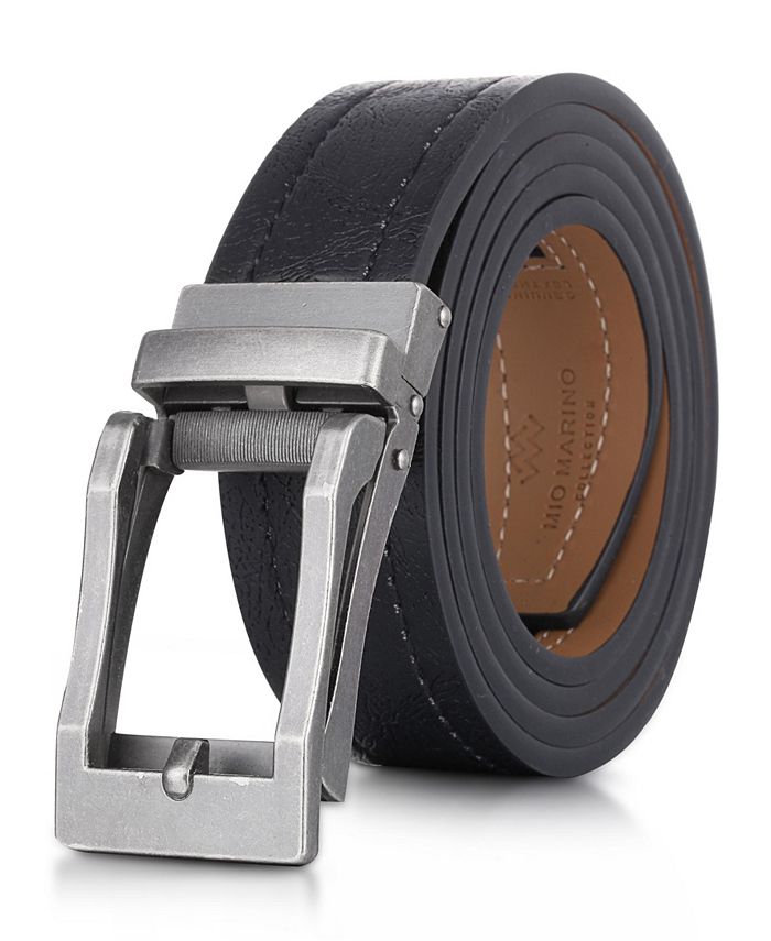 Mio Marino Men's Gilde Leather Linxx Ratchet Belt Macy's