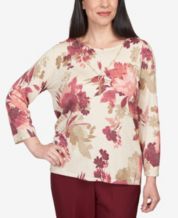 Alfred dunner deals petite sweatshirts