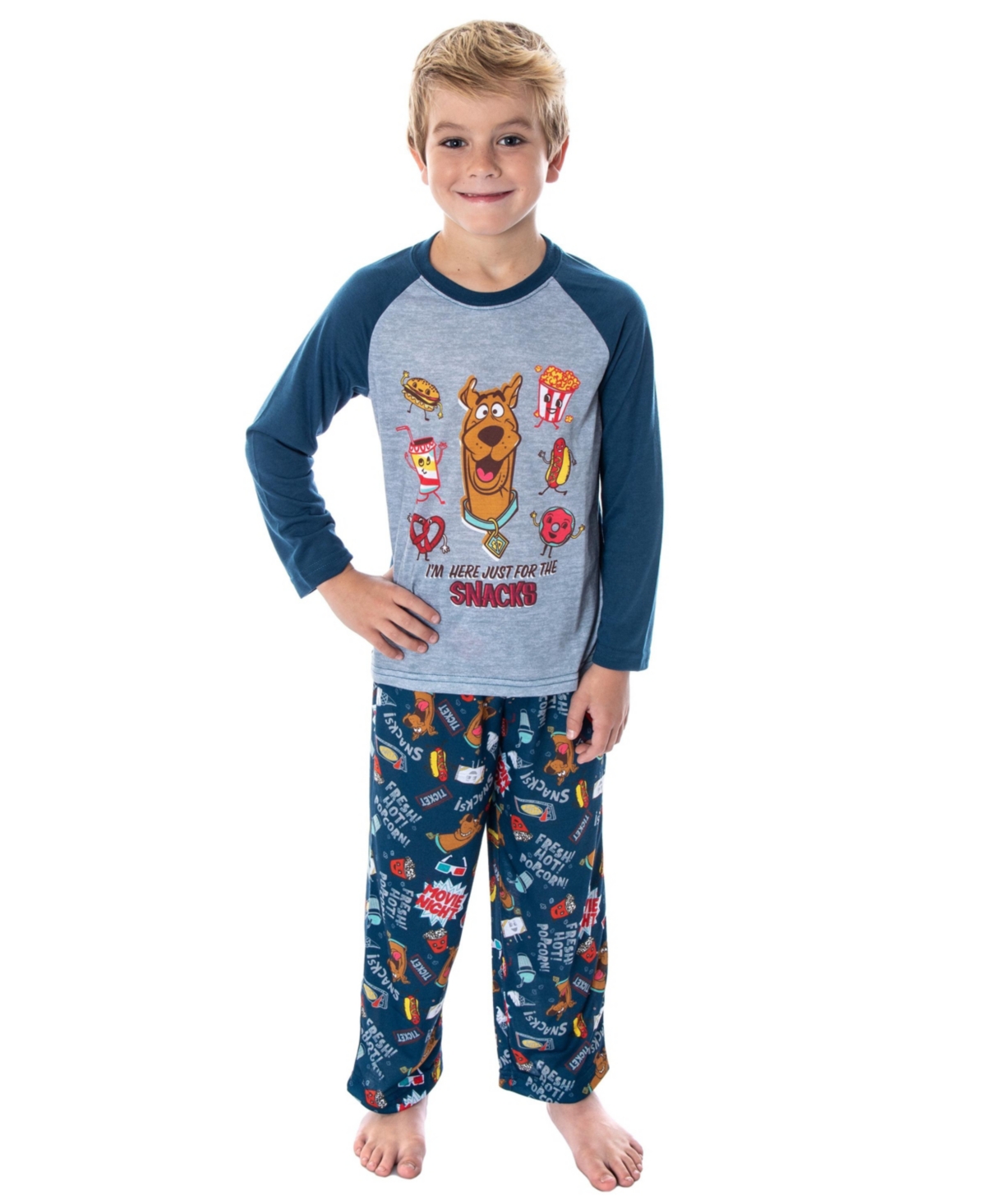 Scooby-Doo Boys Scooby Doo JustT-Shirt And Pants Pajama Set - Here for the snacks