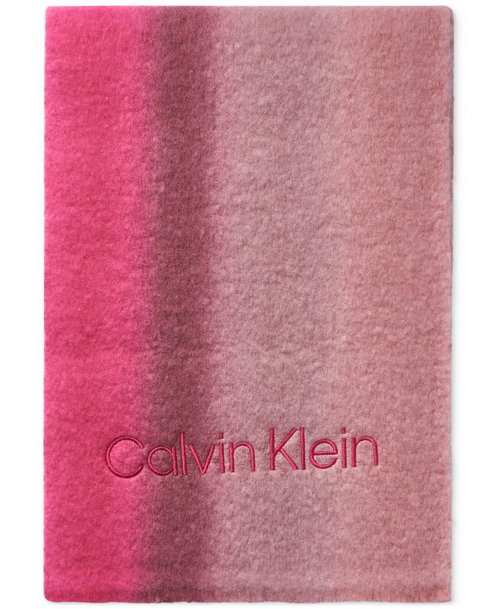 Calvin Klein Women's Fluffy Ombré Blanket Scarf Macy's