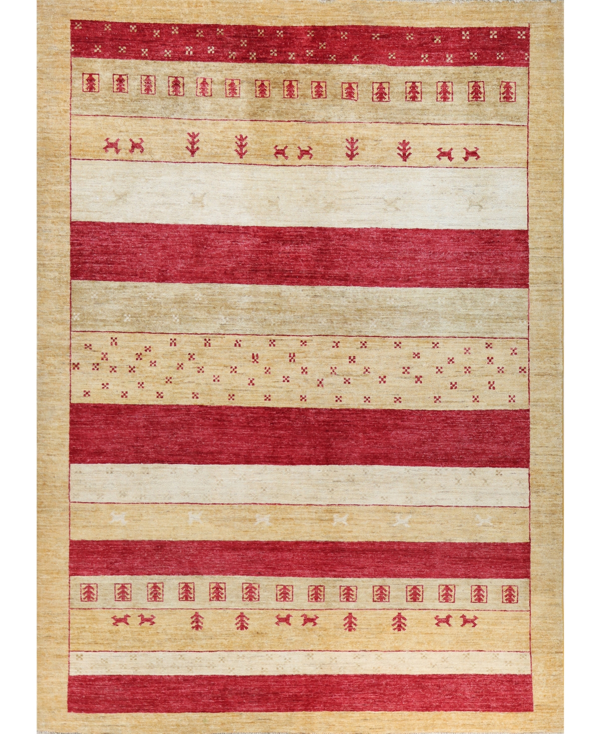 Bb Rugs One of a Kind Modern 5'8in x 7'8in Area Rug - Multi