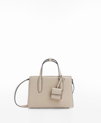 Mango saffiano effect tote bag sale