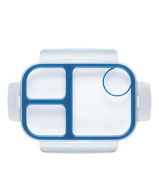 Lock n Lock On The Go Meals Three Compartment Divided Lunch Container, 33 Ounce