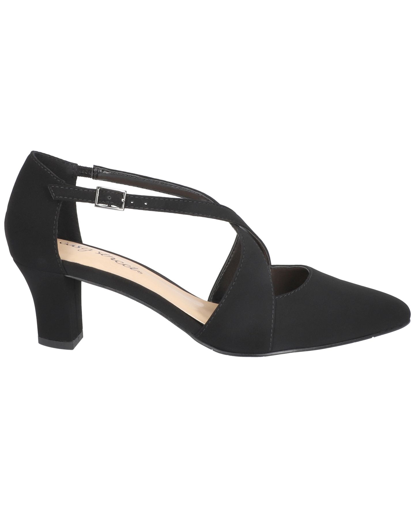 Женские туфли Easy Street Elegance Cross Strap Front Pumps, цвет: Чёрный — фото 2
