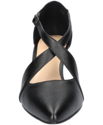 Women's Elegance Cross Strap Front Pumps