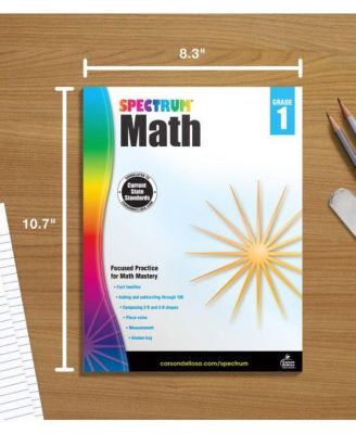 Spectrum Math Workbook, Grade 1 by Spectrum Compiler