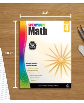 Barnes & Noble Spectrum Math Workbook, Grade 4 by Spectrum Compiler