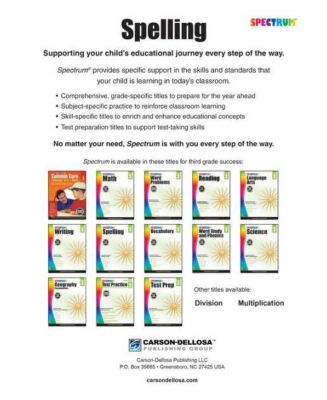 Barnes & Noble Spectrum Spelling, Grade 3 by Spectrum Compiler