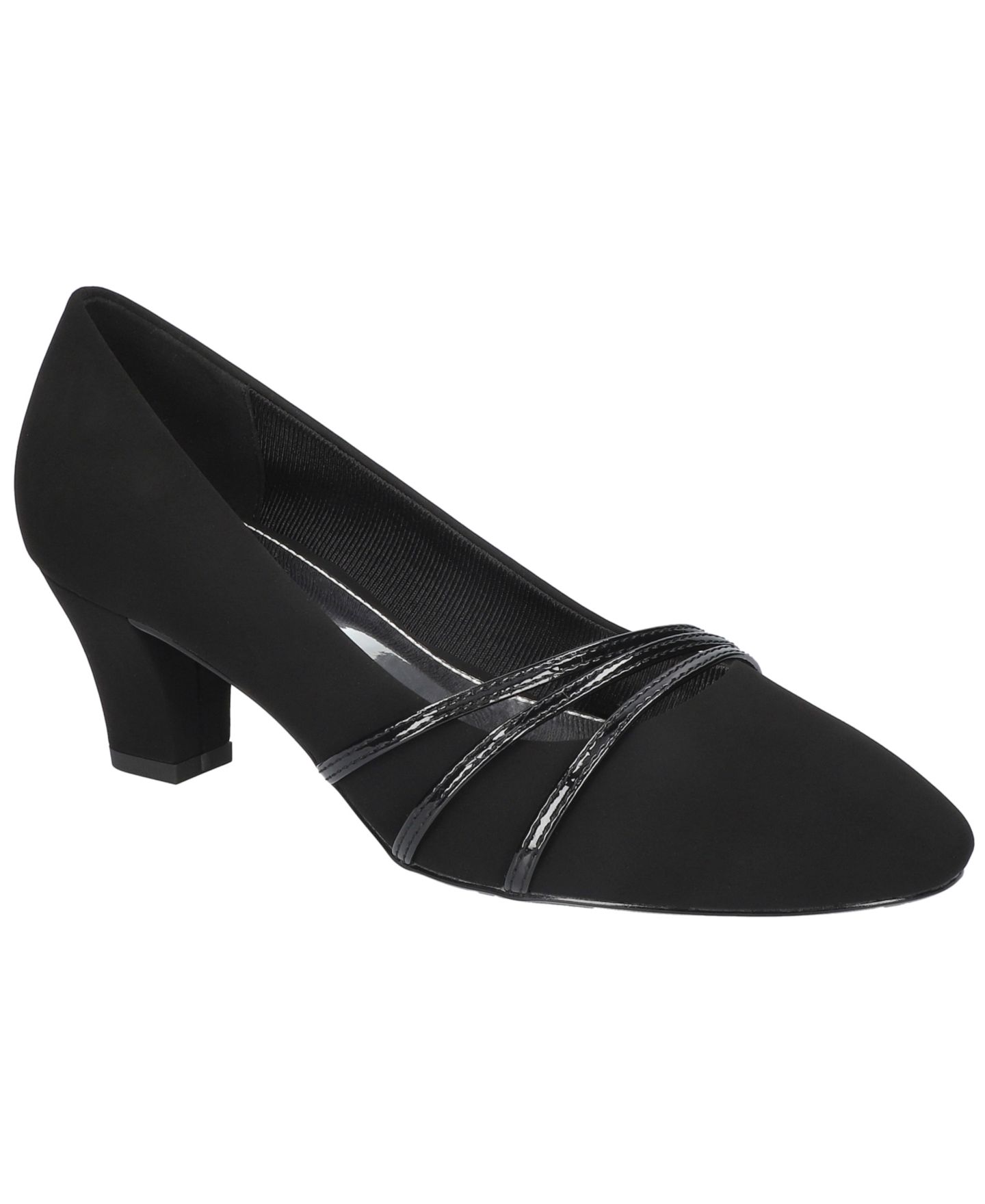 Женские туфли Easy Street Cristiny Slip-On Pumps, цвет: Чёрный — фото 1