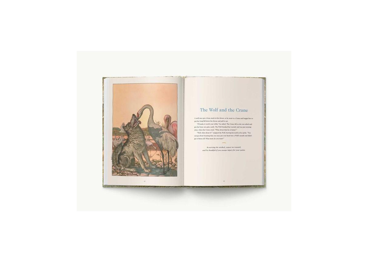 Aesop's Fables Hardcover- The Classic Edition by The New York Times Bestselling Illustrator, Charles Santore by Aesop