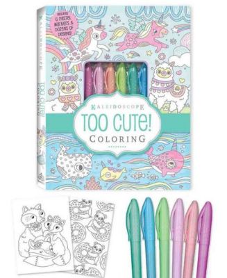 Kaleidoscope- Too Cute Coloring by Editors of Silver Dolphin Books