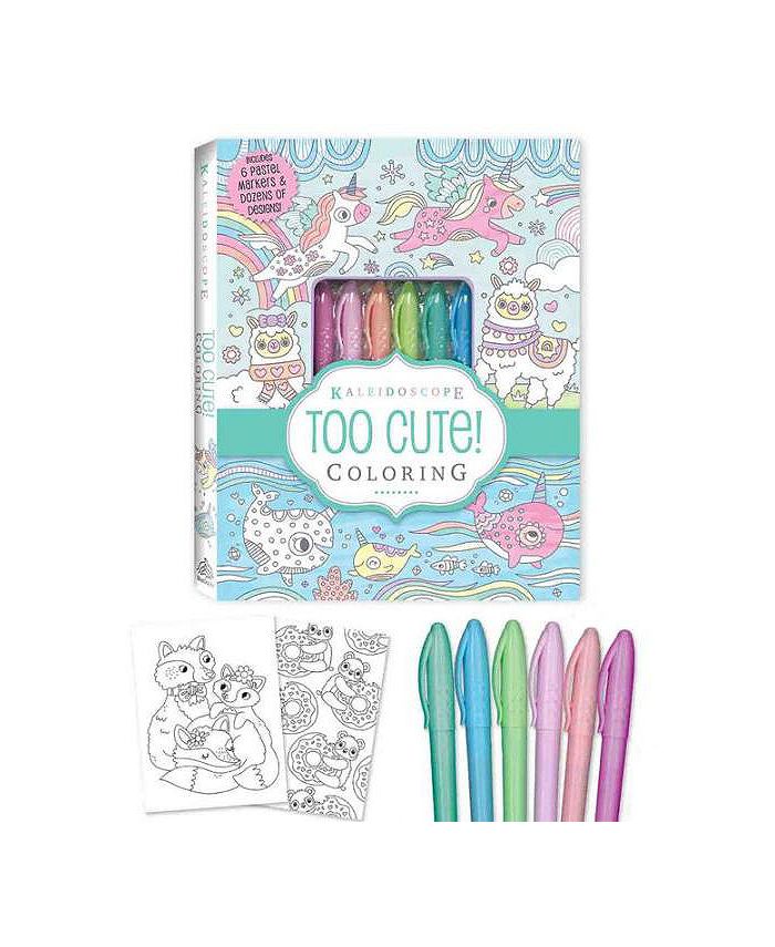 Barnes & Noble Kaleidoscope- Too Cute Coloring by Editors of Silver ...