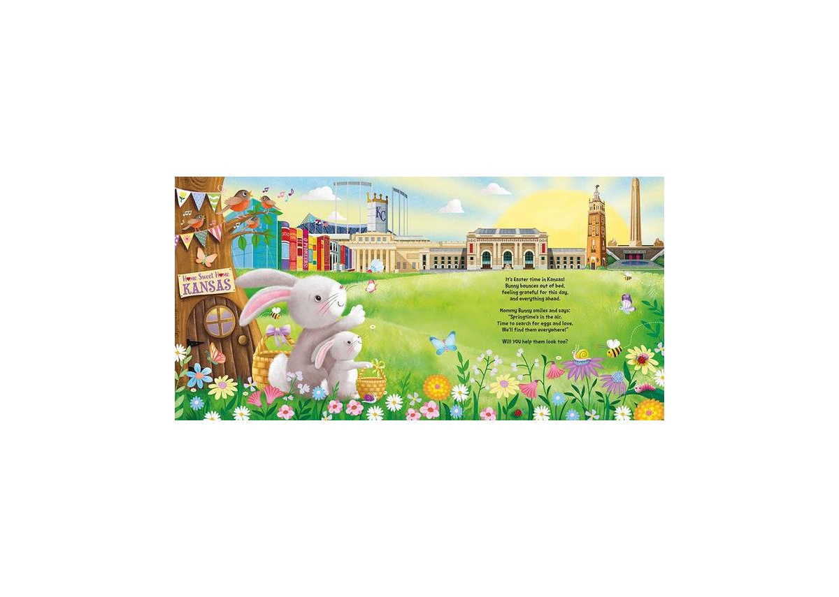 The Easter Egg Hunt in Kansas by Laura Baker