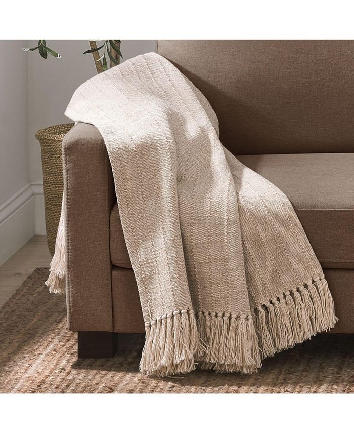 Nate Home by Nate Berkus Cotton Textured Weave Bath Towels - Set of 4 - Brown