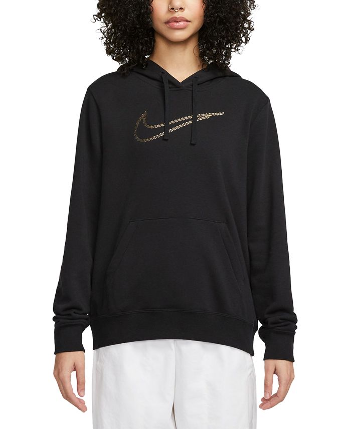Nike Women's Sportswear Club Fleece Premium Essential Loose Shine