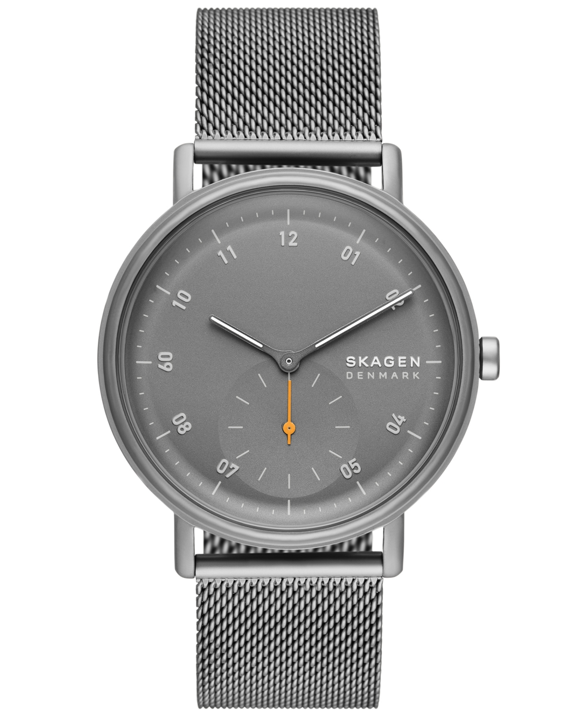 Men's Kuppel Quartz Three Hand Gray Stainless Steel Watch, 44mm - Gray