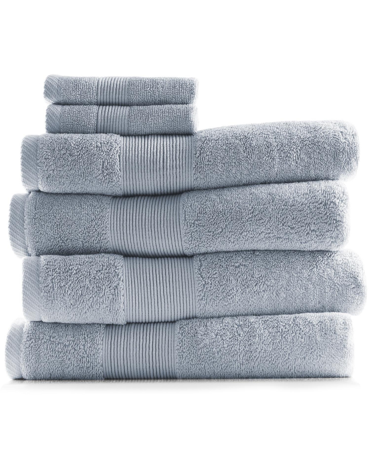 Hearth & Harbor Bath Towel Collection, 100% Cotton Luxury Soft 6 Pc Set