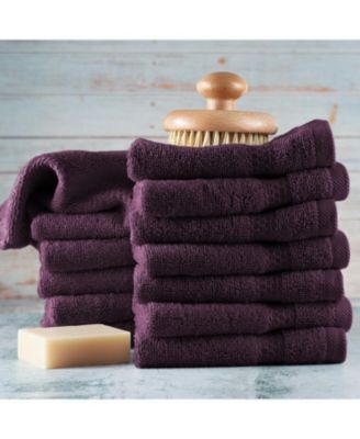 Luxury Combed Cotton Washcloth Set, 12-Pack