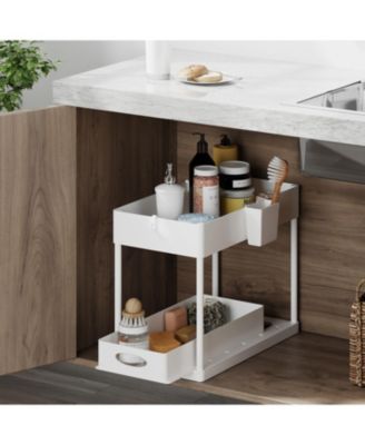 Under Sink Bathroom & Kitchen Cabinet Organizer