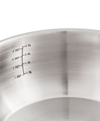 Belly Shape 12pc 18/10 Stainless Steel Cookware Set, SS Lids