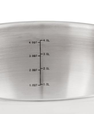 Belly Shape 18/10 Stainless Steel 9.5" Stock Pot with SS Lid, 5.5qt.