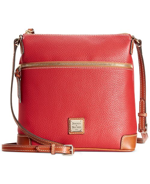 Dooney & Bourke Pebble Leather Crossbody - Handbags & Accessories - Macy&#39;s