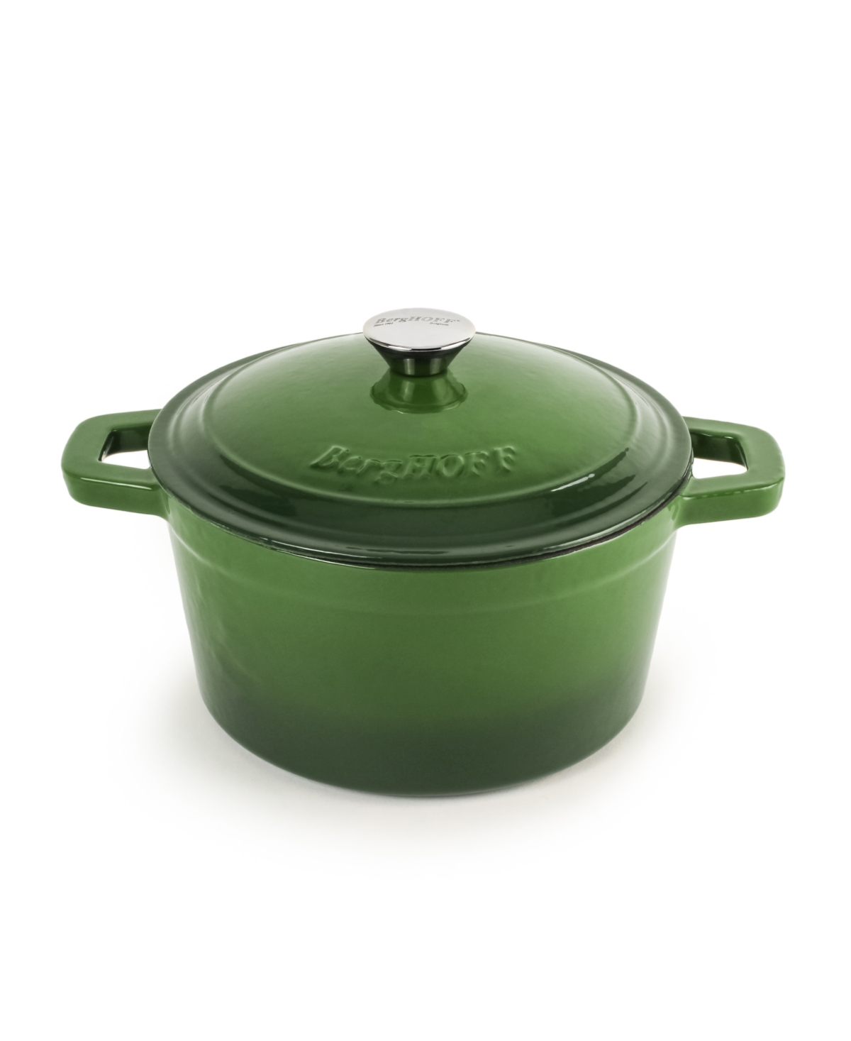 BergHOFF Neo 3pc Cast Iron Cookware Set, Grill Pan & Round Dutch Oven