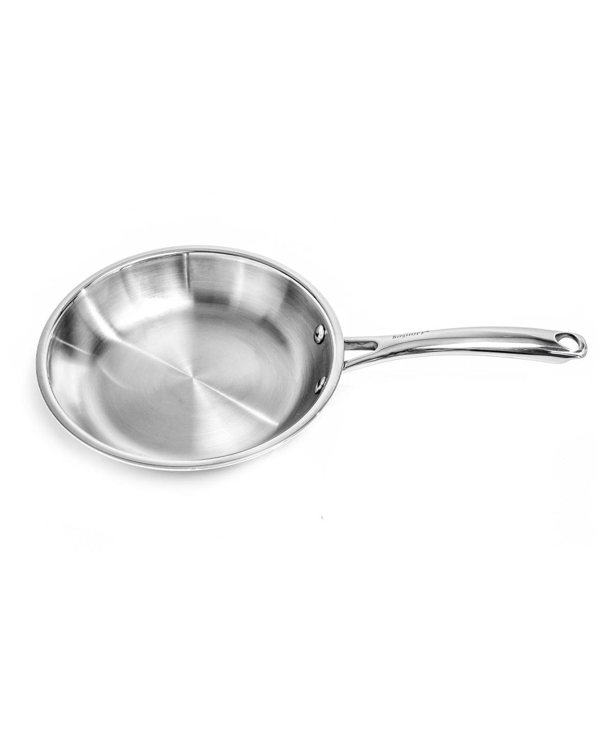 BergHOFF Professional 2pc Tri-Ply 18/10 Stainless Steel Cookware Set, & Fry Pan