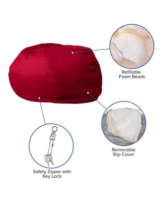 Oversized Fabric For Kids & Adults  Bean Bag Chair